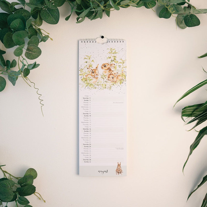 Wrendale 2025 Slimline Country Calendar