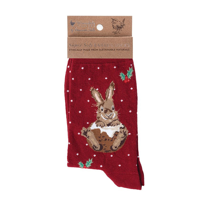 Wrendale Bunny Christmas Pud