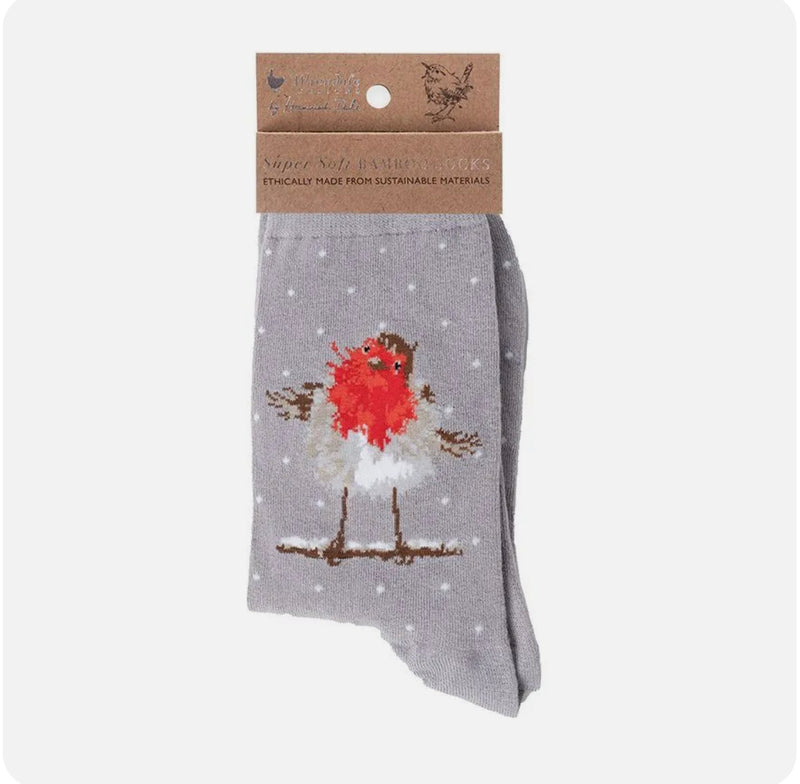 Wrendale Robin Socks