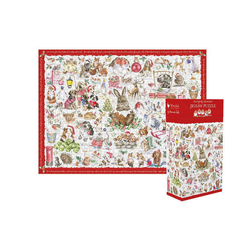 Wrendale Christmas 1000 Piece Jigsaw