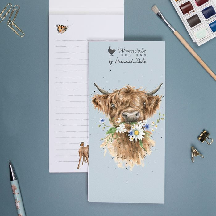 Magnetic Notepad -Daisy Moo