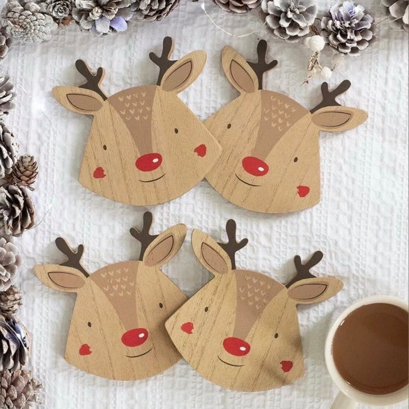 Cheeky Reindeer Coasters