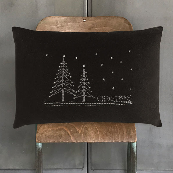 Wool Christmas Cushion