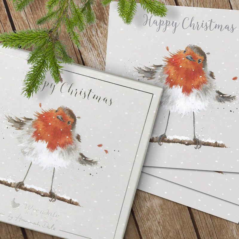 Wrendale Luxury Little Robin Christmas Cards