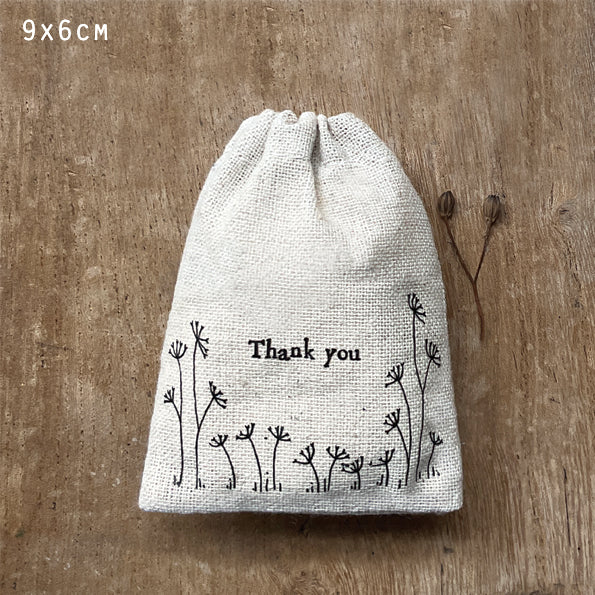 Linen Pebble Thankyou Giftbag