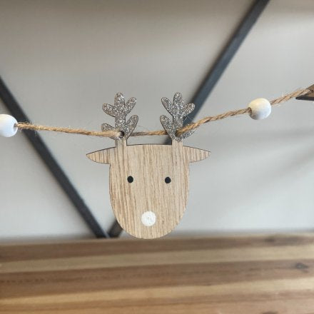 Natural Reindeer Garland