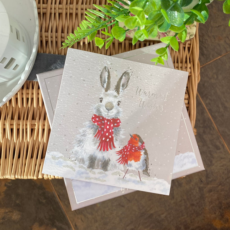 Wrendale Luxury Winter Hare Cards